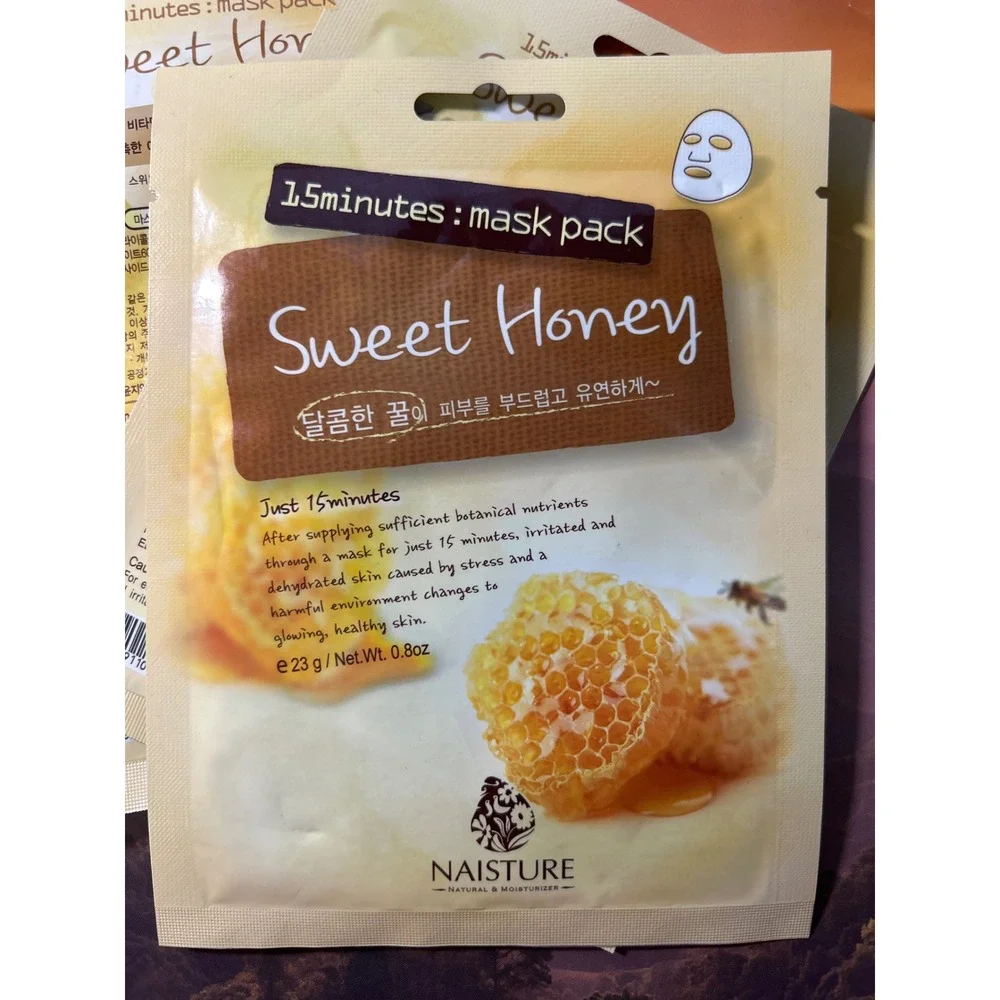4 PK Naisture Sweet Honey 15 Minutes Mask Pack‎ Korean Skincare